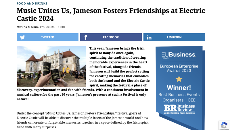 United by Music, Connected by Jameson